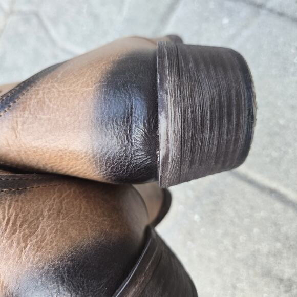 Roper Western Boots Womens 6.5 Ankle Shorty Dusty Brown - Picture 9 of 14